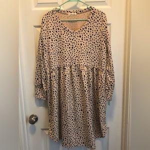 Polka Dot Babydoll Tunic